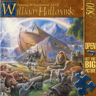 MasterPieces PuzzleCompany Noah's Ark Inspirational Jigsaw Puzzle (500 Piece), Art by William Hallmark Toys & Games