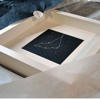 carpicorn framed constellation artwork by starology