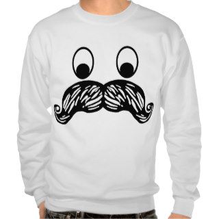 Moustache Sweater Pullover Sweatshirts