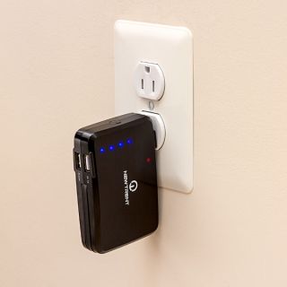 ChargePak 3 Port External Battery With Built In Wall Charger