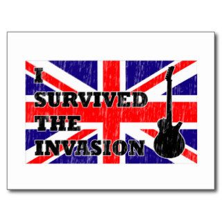 British Invasion Postcard