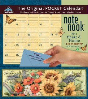 Susan Winget Heart & Home Pocket Wall Calendar 2011  