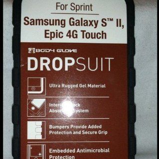 Sprint Samsung Galaxsy Sii S2 Epic 4g Touch Soft Silicone Dropsuit Case Cell Phones & Accessories
