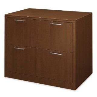 Hon 2 Drawer Lateral File Cabinet, 36 by 20 by 29 1/2, Shaker Cherry  