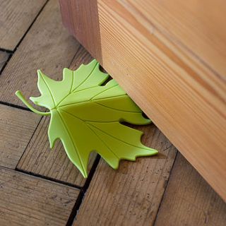 autumn leaf doorstop by ginger rose