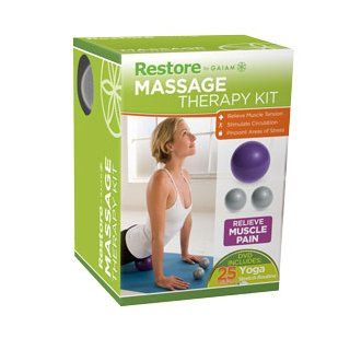 Gaiam Massage Therapy Kit  Yoga Starter Sets  Sports & Outdoors