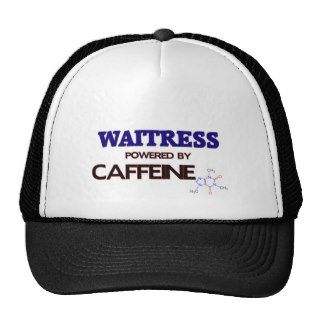 Waitress Powered by caffeine Mesh Hats