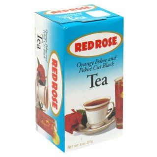 Red Rose Loose Tea, 8 Ounce Boxes (Pack of 6)  Black Teas  Grocery & Gourmet Food