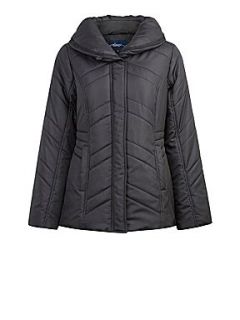 Dash The shawl collar quilted short coat