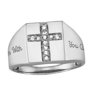 Mens Sterling Silver Salvation Birthstone Ring by ArtCarved® (2