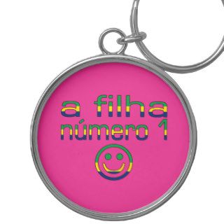 A Filha Número 1   Number 1 Daughter in Brazilian Keychain