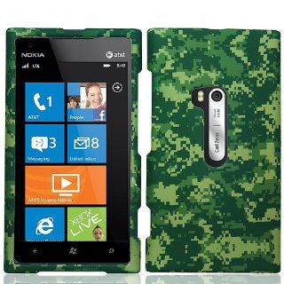 Green Camo Camouflage Hard Cover Case for Nokia Lumia 920 Cell Phones & Accessories