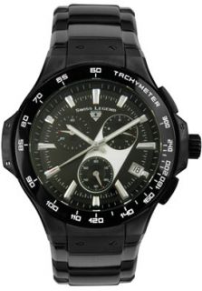 Swiss Legend 40050 BB 01  Watches,Mens Maverick Chronograph Black Ion Plated, Chronograph Swiss Legend Quartz Watches