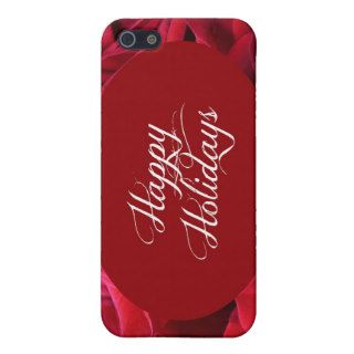 Red Rose Christmas Photo Cover For iPhone 5