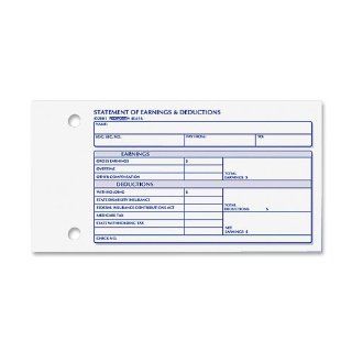 Redifrom Statement of Earnings Book, 3.625 x 6.375 Inches, 50 Pages (4L416)  Tax Record Books 