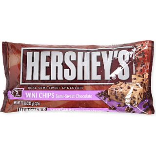 HERSHEYS   Hersheys mini chocolate chips 340g