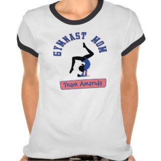 Gymnast Mom Custom T Shirt