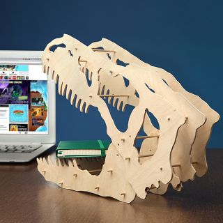 Plynosaur Dromeosaurus Skull Model