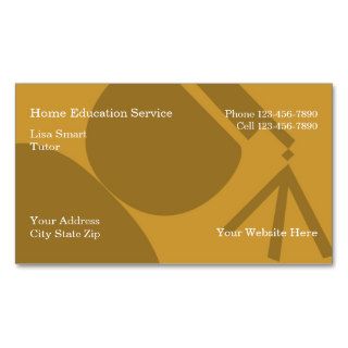 Home Schooling Tutur Business Cards
