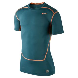 Nike Mens Core Compression Short Sleeve Top 2.0   Green      Clothing