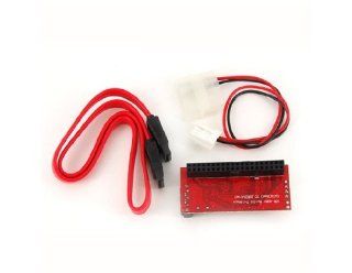 HW 628 SATA Mainboard to IDE HDD Converter (Red) Cell Phones & Accessories