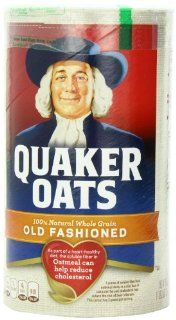 Quaker Oats Old Fashioned Oatmeal, 18 Ounce Canisters (Pack of 6)  Oatmeal Breakfast Cereals  Grocery & Gourmet Food