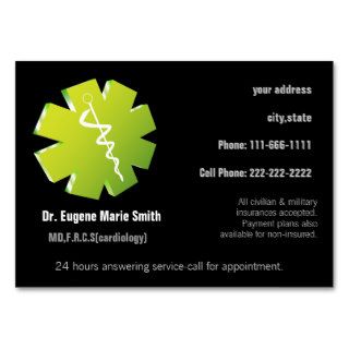 medical Doctors business card with appointment