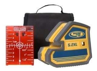 Spectra 5.2XL Multi Purpose 5 Point and CrossLine Laser with Soft Carrying Cas   Line Lasers  