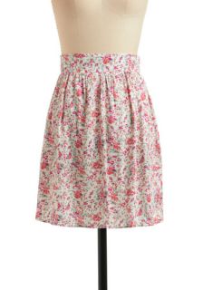 Flowers of the Fuchsia Skirt  Mod Retro Vintage Skirts