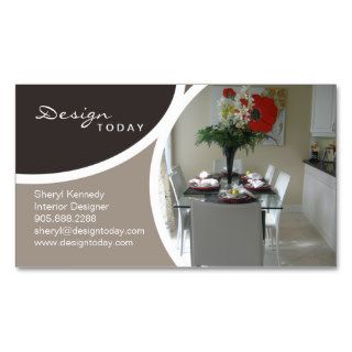 Interior Design Staging Modern Business Card 2