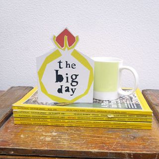 the big day card by mcdonough & davies