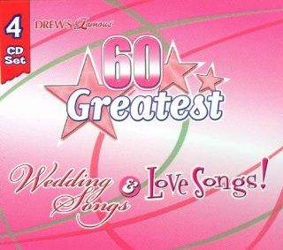 60 GREATEST WEDDING SONGS & LOVE SONGS CD Music