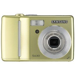 Samsung Digimax S630 6MP Digital Camera with 3x Optical Advanced Shake Reduction Zoom (Green)  Point And Shoot Digital Cameras  Camera & Photo
