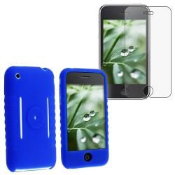 2 piece Silicone Case/ Screen Protector for Apple iPhone 1st Generation Eforcity Cases & Holders