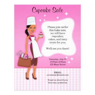 Beautiful Bake Sale Flyer personalized