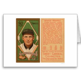 Charles Hemphill Yankees Baseball 1911 Cards