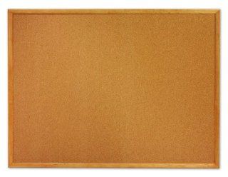 Quartet Cork Bulletin Board, 2 x 3 Feet, Oak Finish Frame (MWDB2436M) 