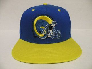 Original VIntage NFL Los Angeles Rams Logo 2 Tone Old School Snapback Cap  Sports Fan Baseball Caps  Sports & Outdoors