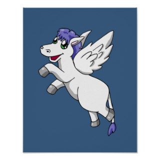 Flying Pegasus Poster