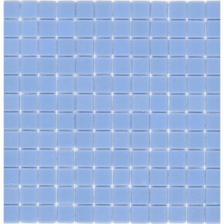 Elida Ceramica Recycled Artic Rain Glass Mosaic Square Indoor/Outdoor Wall Tile (Common 12 in x 12 in; Actual 12.5 in x 12.5 in)