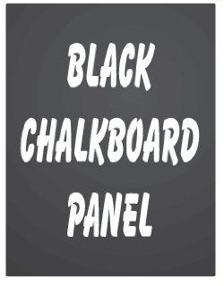 NEOPlex 24" x 36" Black Chalkboard Replacement Panel for Sidewalk Sandwich Board A frame Signs  Chaulk Board Panel 