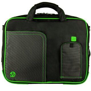 Lime Green VG Pindar Edition Durable Messenger Shoulder Bag Case for HP 15.6 inch Laptop Models HP 650 / HP 635 / HP 630 / 6570b / 4545s / 4540s / 6565b / 6560b / 4530s / 4535s / 8570p / 8560p / 8560w / 8570w / HP 655 / dv6 7020 us / dv6 7010 us / HP 2000 