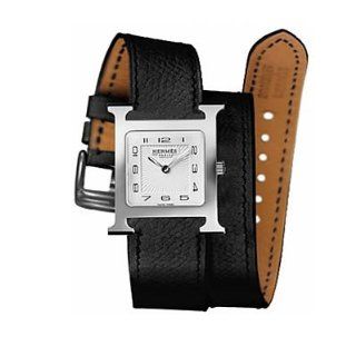 Hermes H Hour Medium Ladies Quartz Watch with Double Wrap Strap   037011WW00 at  Women's Watch store.