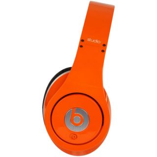 Beats by Dr. Dre Studio Over Ear Headphones from Monster   Orange      Electronics