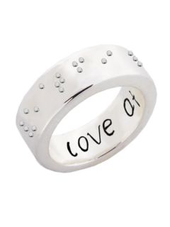 love at first sight braille ring by Erica Anenberg Jewelry