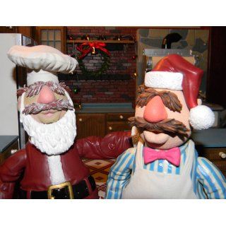 The Muppets Exclusive Action Figure Swedish Chef in Santa Suit Toys & Games