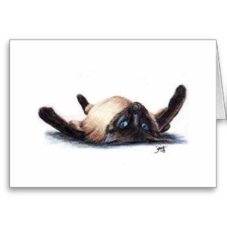 Sunbathin' (Siamese Cat) Cards