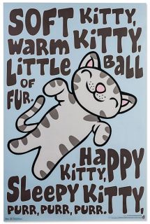 Big Bang Theory Soft Kitty Poster