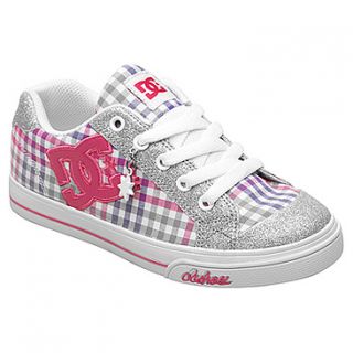 DC Shoes Chelsea Charm TX  Girls'   Silver/DK Pink