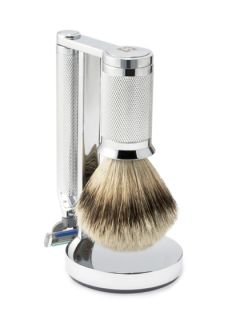 Stockholm Shave Set Razor, Brush, and Stand by Hommage